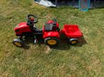 Speelgoedtractor met kar, Kinderen en Baby's, Ophalen, Zo goed als nieuw