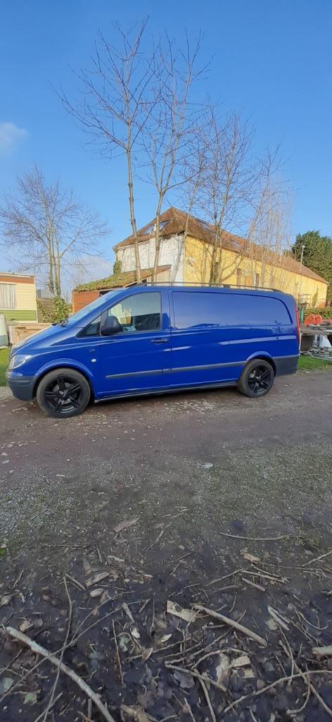 Vito V6, Auto's, Bestelwagens en Lichte vracht, Particulier, Mercedes-Benz, Diesel, Euro 4, 2 deurs, Automaat, Blauw, Voorwielaandrijving