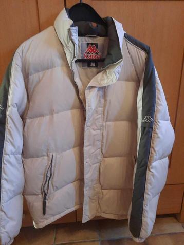 Wit/beige winterjas Kappa Maat M echte dons beschikbaar voor biedingen