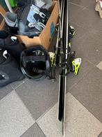 Skilatten + 3 paar skibotten + helm, Enlèvement, Utilisé