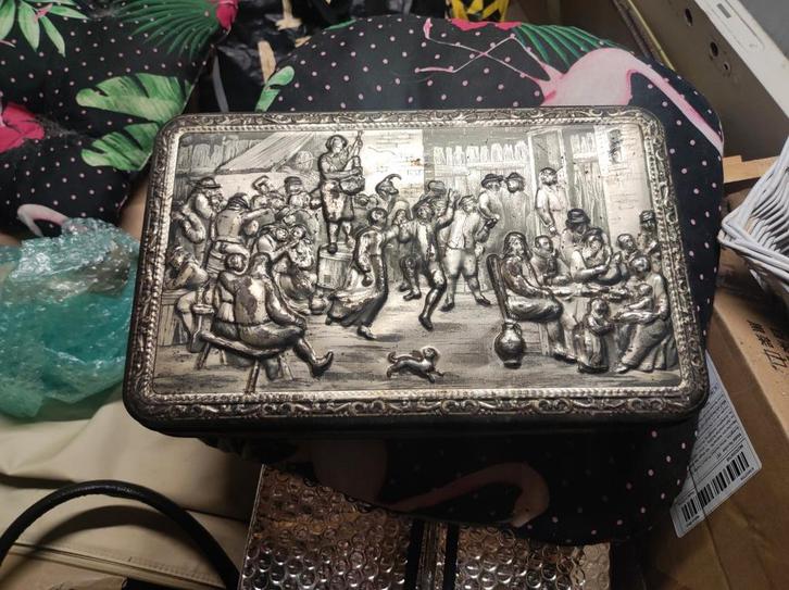 Boite ancienne biscuit Beukelaer ,début XX, Collections, Boîte en métal, Biscuits, Enlèvement ou Envoi