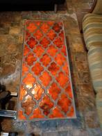 Table fer forgé mosaïque Lon108cmlar47cmhau39,5c, Maison & Meubles, Tables | Tables de salon, Enlèvement ou Envoi, Utilisé