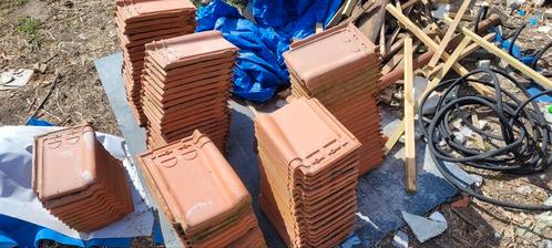 Tuiles rouges naturel 44, Doe-het-zelf en Bouw, Dakpannen en Dakbedekking, Nieuw, Dakpannen, Rood, Ophalen