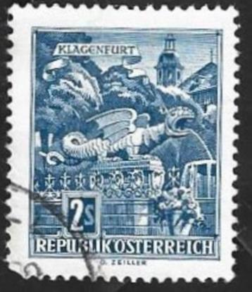 1 Postzegel Oostenrijk 1968 Gebouwen Klagenfurt beschikbaar voor biedingen