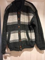 GRIJZE GEBREIDE WARME HERENVEST, Ophalen of Verzenden, Nieuw, Maat 48/50 (M), Beige