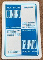 Speelkaart Maison Conard, Verzamelen, Speelkaarten, Jokers en Kwartetten, Ophalen of Verzenden, Zo goed als nieuw, Speelkaart(en)