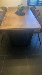 Eettafel, Huis en Inrichting, Tafels | Eettafels, Ophalen, Teakhout, 200 cm of meer, 50 tot 100 cm