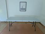 White Folding Table (75 x180 cm), Huis en Inrichting, Tafels | Eettafels, Ophalen, Folding, 50 tot 100 cm, Zo goed als nieuw