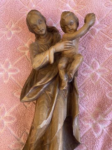Oberammergauer Schnitzerei original Bergmann Madonna 30 cm beschikbaar voor biedingen