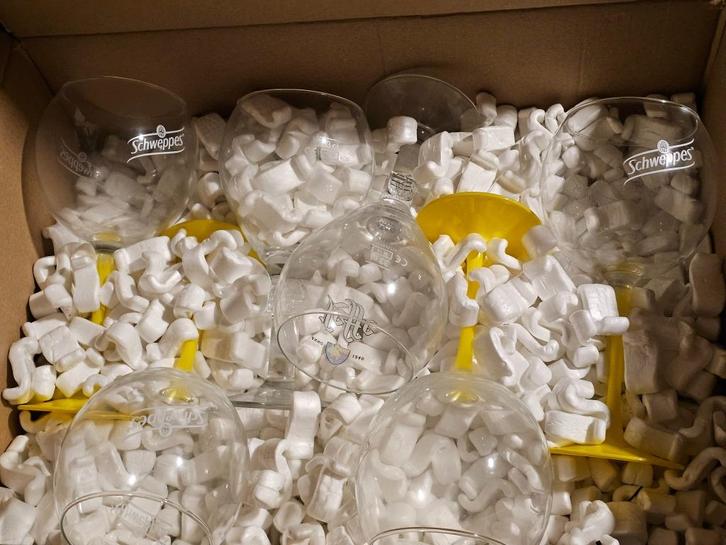 Brillenset Chimay, Coca, Duvel, Leffe, St Feuillien etc, Verzamelen, Glas en Drinkglazen, Zo goed als nieuw, Bierglas, Ophalen of Verzenden