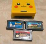 Nintendo - Gameboy Advance SP - Pikachu Edition + spelletjes, Games en Spelcomputers, Ophalen of Verzenden, Gebruikt, Vanaf 3 jaar