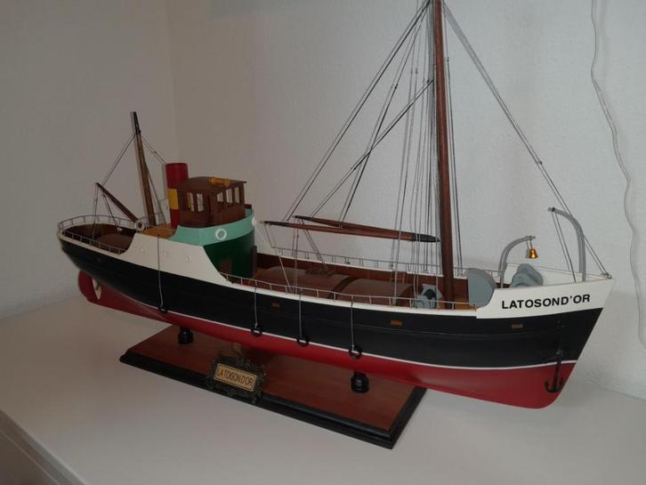Kuifje boot Latoison `dor, Hobby en Vrije tijd, Modelbouw | Boten en Schepen, Ophalen of Verzenden
