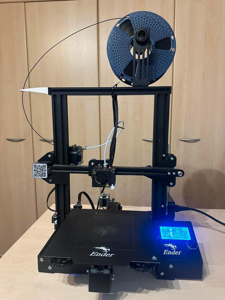 Creality Ender 3 Pro avec Filament, Computers en Software, 3D Printers, Gebruikt, Ophalen
