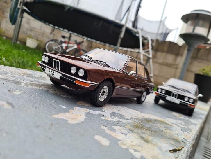 BMW 520i E12 Brun métal - Échelle 1/18 - LIMITED PRIX : 69€, Hobby en Vrije tijd, Modelauto's | 1:18, Nieuw, Auto, Overige merken