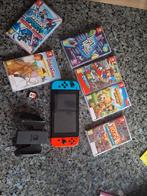 Nitendo switch met games, Consoles de jeu & Jeux vidéo, Consoles de jeu | Nintendo Game Boy, Comme neuf, Enlèvement ou Envoi, Avec jeux
