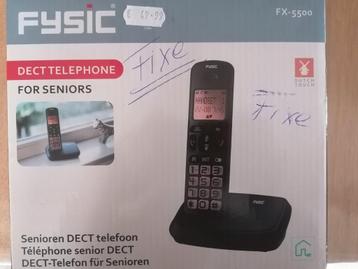 Téléphone fixe pour senior-FYSIC, Telecommunicatie, Ophalen of Verzenden, Zo goed als nieuw