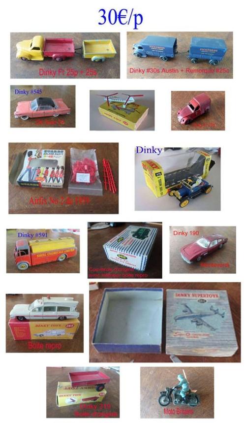 Lot Airfix Guards+Dinky toys(Lincoln,Vespa..)+ Moto Britains, Hobby en Vrije tijd, Modelauto's | 1:32, Dinky Toys, Ophalen of Verzenden