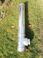 Conduite d'évacuation double paroi isolé en inox, Bricolage & Construction, Enlèvement, Comme neuf, Inox, Évacuation