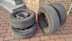 4 pneus hiver michelin alpin 185/65 R15, Auto-onderdelen, Banden en Velgen, Ophalen, Gebruikt, 15 inch, Band(en)
