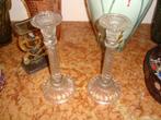 2 Kandelaars in glas., Antiek en Kunst, Ophalen, Glas