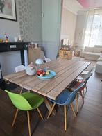 Grande table en bois brut, Enlèvement, Comme neuf, Cinq personnes ou plus