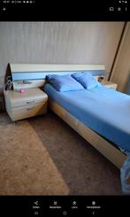 Gratis bed, Deux personnes, Enlèvement, Utilisé, 140 cm