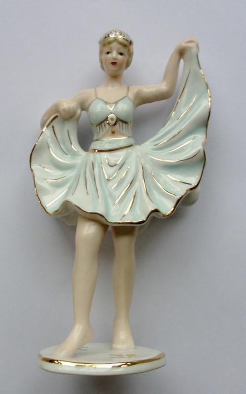Vroege Jugendstil Porceleinen Beeld - Neundorf Adler - H20cm, Antiquités & Art, Antiquités | Porcelaine, Envoi