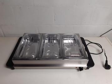 server a buffet avec plateau chauffant beschikbaar voor biedingen
