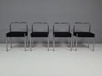 Set van 4 Vintage Martin Visser Stoelen Spectrum, Jaren 70, Ophalen, Gebruikt, Zwart, Vintage