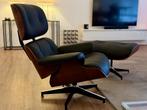 Outlet Lounge Chair Zwart Walnoot/Palissander XL en Ottoman, Huis en Inrichting, Fauteuils, Metaal, Verzenden, Nieuw, 75 tot 100 cm