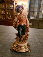 Capodimonte porseleinen beeld the country/traveller boy, Enlèvement