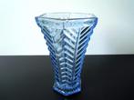 Vase Art Déco français en verre bleu à violet, Enlèvement ou Envoi