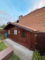 Tuinhuis 5mx3,5m, Tuin en Terras, Tuinhuizen, Ophalen, Gebruikt, Tuinhuis, 2 ramen