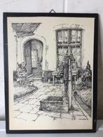 Tekening M. Dousselaere, Antiek en Kunst, Ophalen of Verzenden