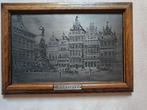Gravure Antwerpen Grote markt, Antiek en Kunst, Ophalen of Verzenden