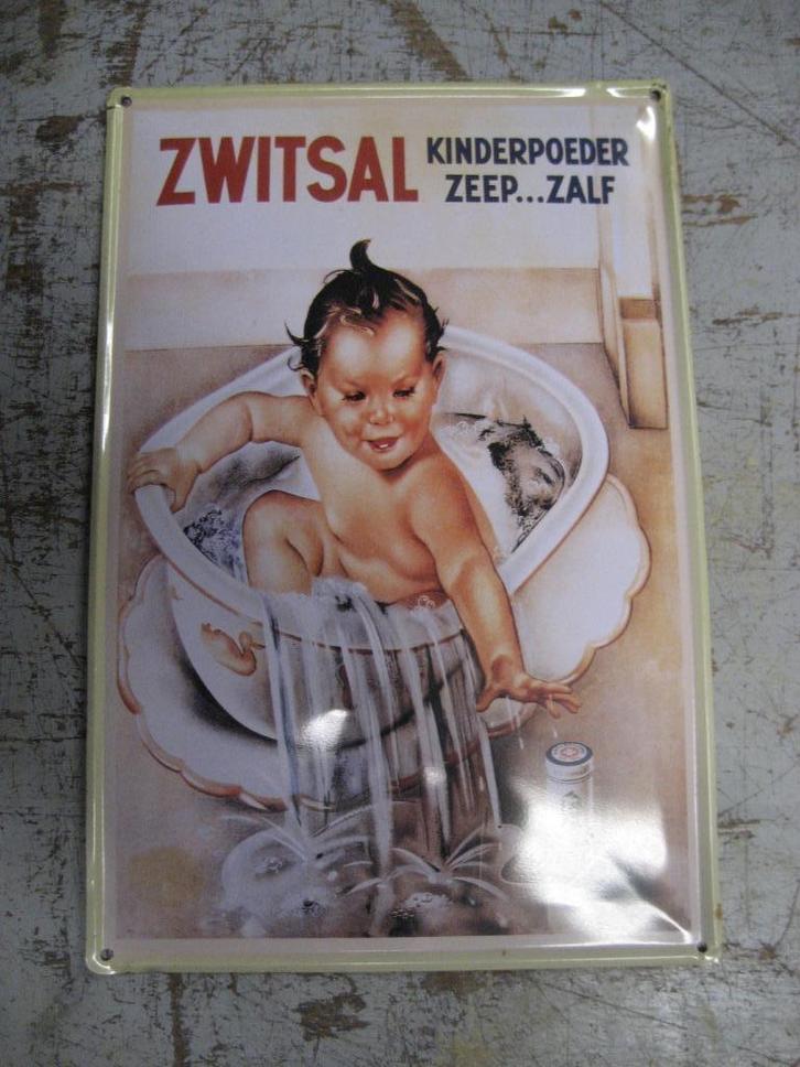 reclame bord kellogg's vintage NIEUW metaal plaatje., Verzamelen, Merken en Reclamevoorwerpen, Reclamebord, Ophalen