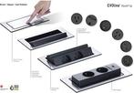 EVOLINE Backflip Dubbel stopcontact + usb keukenblad, Ophalen of Verzenden, Nieuw, Stekker