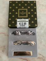 Messenleggers Christofle “chien et chat” Gallia Sandoz, Antiek en Kunst, Antiek | Zilver en Goud, Ophalen of Verzenden, Zilver