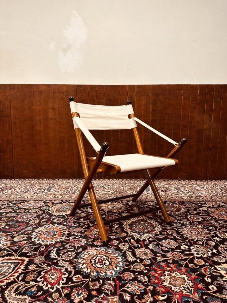 Klassieke Strandstoel Bureaustoel Authentic Models, Antiek en Kunst, Antiek | Kantoor en Zakelijk, Ophalen of Verzenden