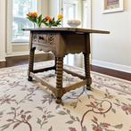 Vintage houten bobbin console tafel / sidetable, Antiek en Kunst, Ophalen of Verzenden