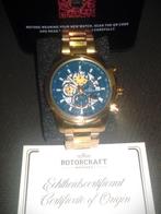 Horloge Rotorcraft Eclipse RC7203 Crono goudkleurig-blauw, Handtassen en Accessoires, Nieuw, Overige merken, Staal, Staal