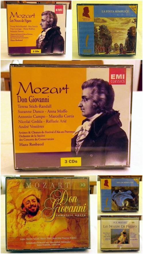 Lot 03 - MOZART - Beroemde opera's, Cd's en Dvd's, Cd's | Klassiek, Zo goed als nieuw, Opera of Operette, Romantiek, Met libretto