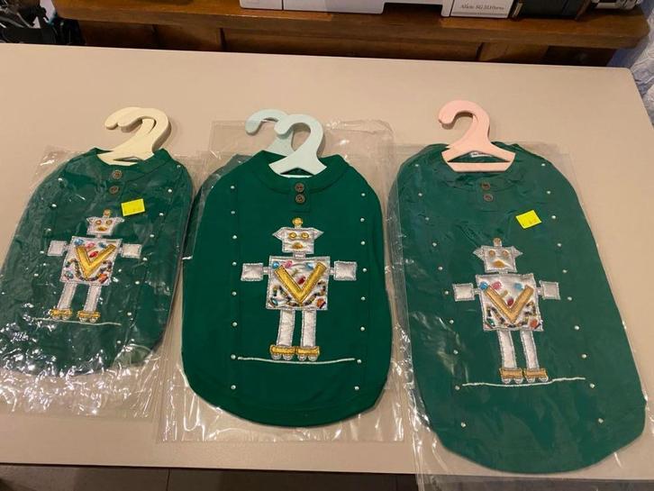 Shirtje van boetiekmerk Via Mare aan outletprijsje., Animaux & Accessoires, Vêtements pour chiens, Neuf, Chemise de chien, Enlèvement ou Envoi