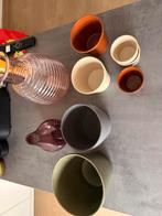 Ensemble de pot de fleurs + vase a donner, Enlèvement, Utilisé