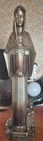 Art Deco beeld Maria Vlaams, Antiek en Kunst, Antiek | Religieuze voorwerpen, Ophalen of Verzenden