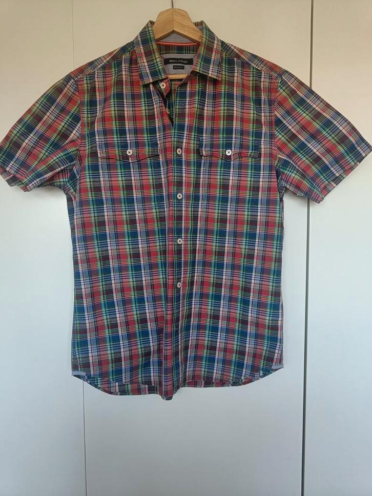 Marc O'Polo - Geruit hemd met korte mouwen, Vêtements | Hommes, Chemises, Comme neuf, Enlèvement ou Envoi