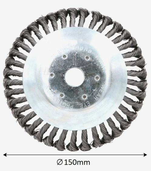 Universele Onkruidborstel 15 CM Geschikt voor alle bosmaaier, Tuin en Terras, Bosmaaiers, Nieuw, Benzine, 10 tot 30 cm, Ophalen of Verzenden