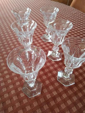 6 Val Saint Lambert impeccables - Héritage beschikbaar voor biedingen