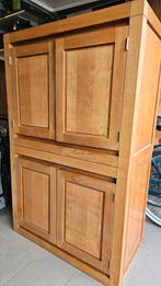 Massief beuken kast (Gereserveerd), Huis en Inrichting, Kasten | Dressoirs, Ophalen, Zo goed als nieuw
