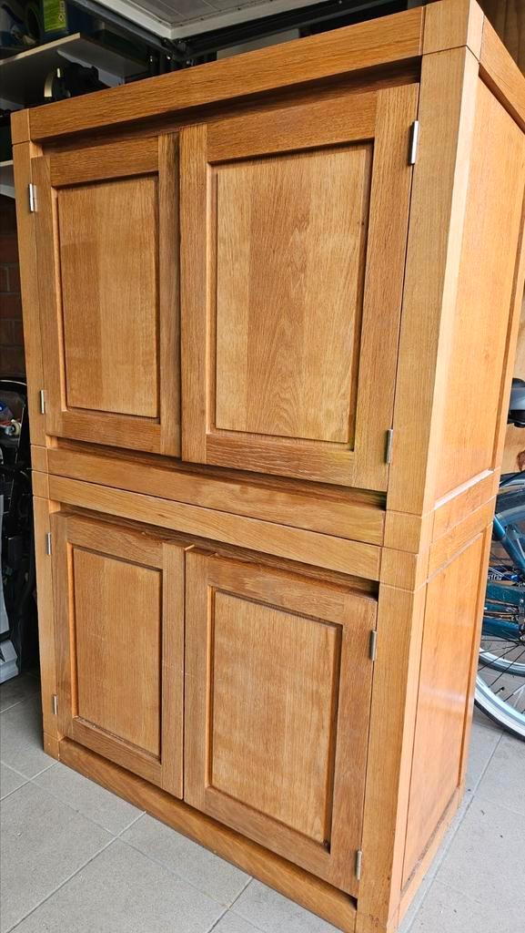 Massief beuken kast (Gereserveerd), Huis en Inrichting, Kasten | Dressoirs, Zo goed als nieuw, Ophalen